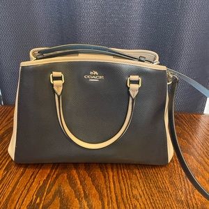 Coach two tone purse